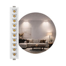 Spot LED 20W Embutir DotLight 10 Focos 15° Luz Quente Luminatti ST3281-Branco