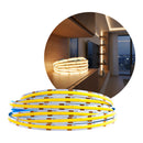 Rolo de Fita LED COB 5M Branco Quente 3000k 24V 15W/M IP20 IRC90 Luminatti LM3508 ST3298