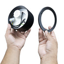 Spot Plafon LED 12W Sobrepor Redondo Preto Branco Quente 100° IRC90 DS9165 Delis ST3305