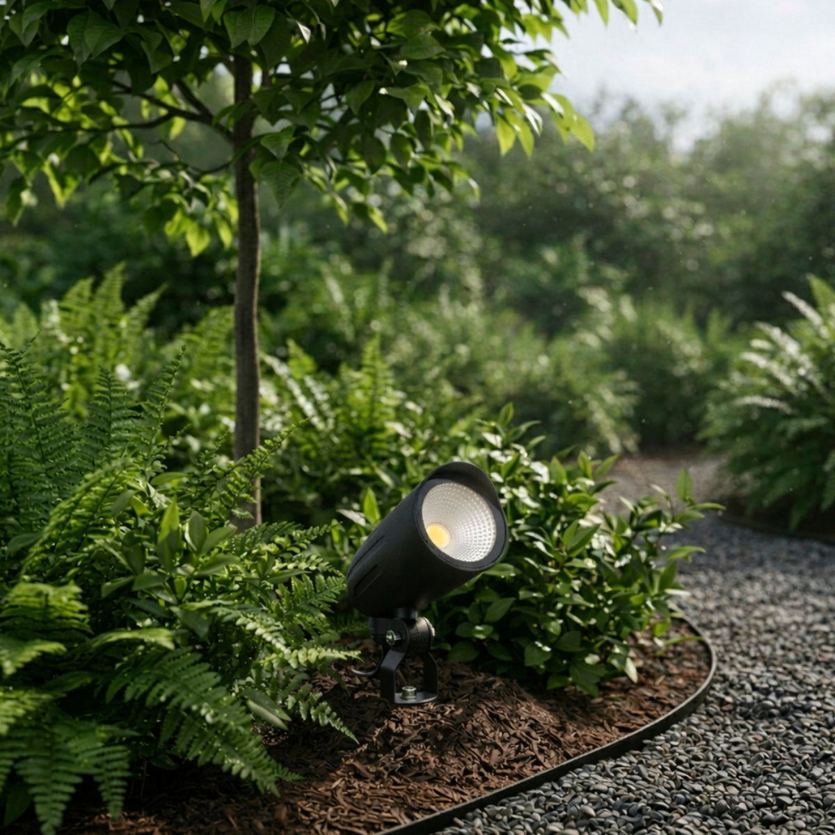 Espeto de Jardim LED Jora 7W Br. Quente 560LM Alumínio Iluminação Exte