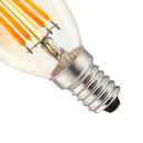 Lâmpada LED Filamento E14 Vela C35 4W 2700K Âmbar LF-3957 Astraled ST2179