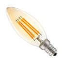 Lâmpada LED Filamento E14 Vela C35 4W 2700K Âmbar LF-3957 Astraled ST2179