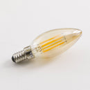 Lâmpada LED Filamento E14 Vela C35 4W 2700K Âmbar LF-3957 Astraled ST2179