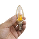Lâmpada LED Filamento E14 Vela C35 4W 2700K Âmbar LF-3957 Astraled ST2179