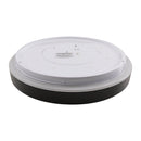 Plafon LED Redondo Sobrepor Tamar Preto 36W 3 Cores 50cm Luminaria p/ Quarto Sala ST3310
