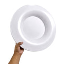 Plafon LED Redondo Sobrepor Tamar Branco 36W 3 Cores 50cm Luminaria p/ Quarto Sala ST3310
