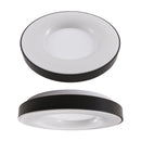 Plafon LED Redondo Sobrepor Tamar Preto 25W 3 Cores 40cm Luminária p/ Quarto Sala ST3310