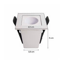 Spot Downlight Powerus Embutir Teto 35° LED 2W Luz Neutra 185lm IRC90 6782 Nordecor ST2992