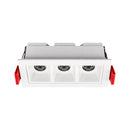 Spot Luminaria LED 6W Embutir em Teto DotLight 3 Fachos de 15° Luz Quente Luminatti ST3281-Branco