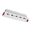 Spot Luminária LED 10W Embutir DotLight 5 Fachos de 15° Luz Quente Luminatti ST3281-Branco