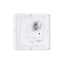 Plafon LED Sobrepor Toronto Preto C/ Dourado Quadrado 40x40cm 36W Multicor IRC80 Hevvy ST3110