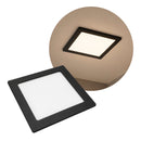 Painel Plafon LED de Embutir Quadrado 24W Branco Neutro 4000k 82079 OPUS ST1903-Preto