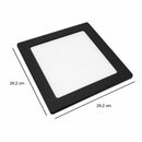 Painel Plafon LED de Embutir Quadrado 24W Branco Neutro 4000k 82079 OPUS ST1903-Preto