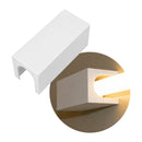Par de Conexão Conecta 1 Saída Branco p/ Tubular T8 60 ou 120cm Starlumen ST3081 - 2un