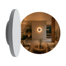 Arandela LED Flip Redonda Branca 18W 3000K Luminaria Parede Moderna Bella ST3312