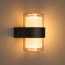 Arandela LED Tractus Redondo Bella 8W 3000K IP44 em Acrílico Luminaria de Parede ST3317