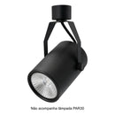 Spot de Trilho Preto 1xE27 para Lâmpada PAR30 em Ferro IP20 Opus OPS81904 ST3063