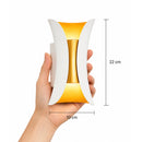 Arandela Noctis 2 Fachos LED 10W Branco Quente Branco e Gold IP65 ST3321