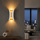 Arandela Noctis 2 Fachos LED 10W Branco Quente Branco e Gold IP65 ST3321