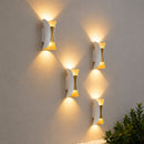 Arandela Noctis 2 Fachos LED 10W Branco Quente Branco e Gold IP65 ST3321