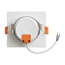 Spot LED Embutir Quadrado 9W Branco Quente 3000K Branco Orientável Bivolt Opus 87555 ECO ST3322