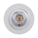 Spot LED de Embutir Redondo 9W 3000K Branco 780lm Foco Orientável Bivolt Opus ECO 87630  ST3322