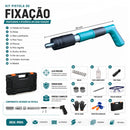 Pistola Fixadora Manual p/ Pinos em Concreto, Aço e Alvenaria Profissional C/ Acessorios ME9233