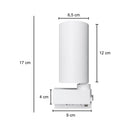 Spot LED Trail p/ Trilho Eletrificado Branco 10W 680lm 3000k 24° em Alumínio OPUS ST3323