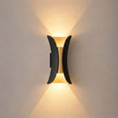 Arandela Noctis 2 Fachos LED 10W Branco Quente Preto e Gold IP65 ST3321