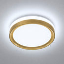 Plafon Chass LED de Sobrepor 30W 2400lm Multicolor Redondo 39cm Dourado ID499 ST3328