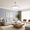 Ventilador de Teto c/ Luminária LED 32W 50CM 3 Cores de Luz + Controle Branco DCF08014 ST3329