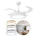 Ventilador de Teto c/ Luminária LED 32W 50CM 3 Cores de Luz + Controle Branco DCF08014 ST3329
