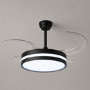 Ventilador de Teto C/ Luminária LED 32W 50cm 3 Cores de Luz + Controle Preto DCF08015 ST3329