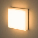 Arandela Luz Geral ICE LED Quadrada 7,5W 3000K 740lm IP65 Branca Externa Stella ST3330