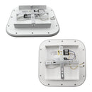 Plafon LED Slim Quadrado 24W 1870LM 30x30 3 Tons de Luz Branco Fosco Hevvy ST3138
