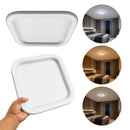 Plafon LED Slim Quadrado 24W 1870LM 30x30 3 Tons de Luz Branco Fosco Hevvy ST3138