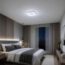 Plafon LED Slim Quadrado 24W 1870LM 30x30 3 Tons de Luz Branco Fosco Hevvy ST3138