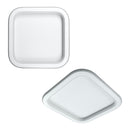 Plafon LED Slim Quadrado 24W 1870LM 30x30 3 Tons de Luz Branco Fosco Hevvy ST3138