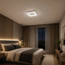 Plafon LED Slim Quadrado 24W 1870LM 30x30 3 Tons de Luz Branco Fosco Hevvy ST3138