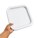 Plafon LED Slim Quadrado 24W 1870LM 30x30 3 Tons de Luz Branco Fosco Hevvy ST3138