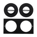 Spot Duplo de Embutir Rente 2xE27 P / Lâmpada LED PAR20 Preto Interlight ST3336