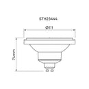 Lâmpada LED AR111 ECO Stella 11W GU10 2700K Branco Quente 24° Bivolt 950lm ST3337