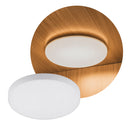 Painel LED Infinity 18W 3000K Redondo Bivolt de Embutir ou Sobrepor Branco Quente ST2876
