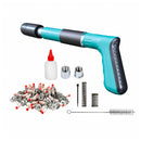 Kit Completo Pistola Fixadora Manual para Concreto, Aço, Alvenaria, Madeira e Drywall  C/ 50 Pinos e Acessórios ME9233+ME100