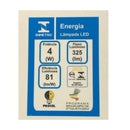Lâmpada LED G9 Bipino 4W 3000K Luz Branca Quente 127V Stella 325lm IRC80 STH8141/30 ST2889
