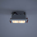 Spot Duplo Downlight LED Embutir Evon 2 Focos 4W 3000K 38° IRC90 Branco DL-7412 Astraled ST3295