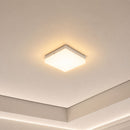 Painel Plafon LED Infinita DELIS 18W 3000K Branco Quente Sobrepor Quadrado ST3245