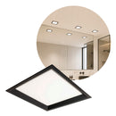 Painel LED Embutir Recuado 29,5x29,5cm Preto 24W 4000K Luz Neutra Opus ST1947