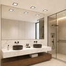 Painel LED Embutir Recuado 29,5x29,5cm Preto 24W 4000K Luz Neutra Opus ST1947