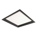 Painel LED Embutir Recuado 29,5x29,5cm Preto 24W 4000K Luz Neutra Opus ST1947